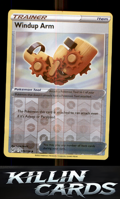 Windup Arm 170/196 Pokemon Uncommon SWSH11: Lost Origin Card NM