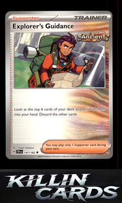 Explorer's Guidance - 147/162 147/162 Pokemon Uncommon SV05: Temporal Forces Car