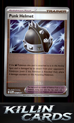 Reverse Holofoil Punk Helmet 092/094 Pokemon Uncommon ME02: Phantasmal Flames Ca
