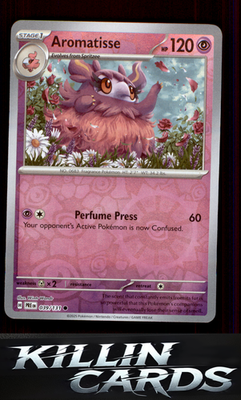 Reverse Holofoil Aromatisse 039/131 Pokemon Common SV: Prismatic Evolutions Card