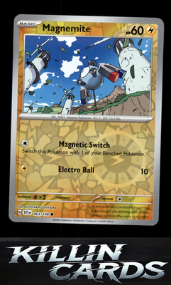 Reverse Holofoil Magnemite 063/198 Pokemon Common SV01: Scarlet & Violet Base Se