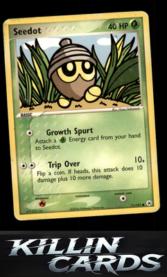 Seedot 71/101 Pokemon Common Hidden Legends Card LP