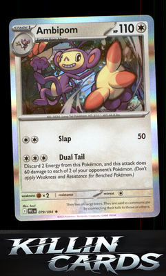 Ambipom - 079/094 079/094 Pokemon Rare ME02: Phantasmal Flames Card NM