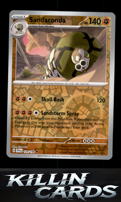 Reverse Holofoil Sandaconda 120/198 Pokemon Uncommon SV01: Scarlet & Violet Base