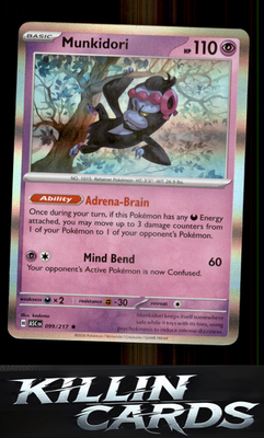 Munkidori (Energy Symbol Pattern) 099/217 Pokemon Rare ME: Ascended Heroes Card
