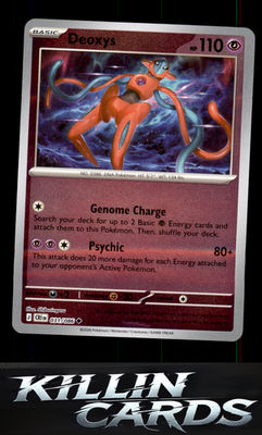 Reverse Holofoil Deoxys - 031/086 031/086 Pokemon Uncommon ME04: Chaos Rising Ca