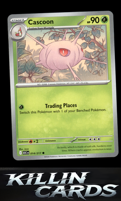 Cascoon 014/217 Pokemon Common ME: Ascended Heroes Card NM