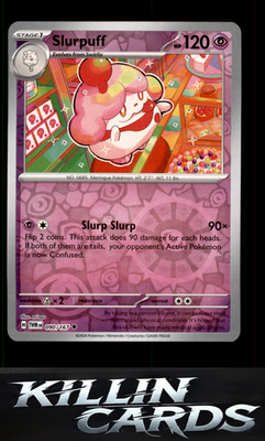 Reverse Holofoil Slurpuff 090/167 Pokemon Uncommon SV06: Twilight Masquerade Car