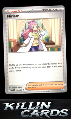 Miriam - 179/198 179/198 Pokemon Uncommon SV01: Scarlet & Violet Base Set Card N
