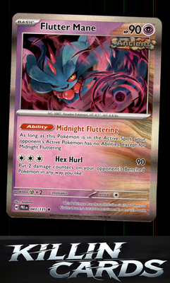 Flutter Mane 043/131 Pokemon Rare SV: Prismatic Evolutions Card NM