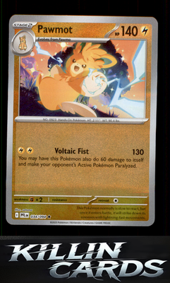 Reverse Holofoil Pawmot 034/094 Pokemon Rare ME02: Phantasmal Flames Card NM