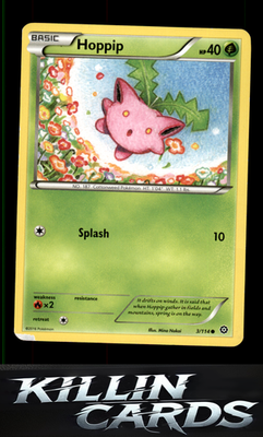 Hoppip 3/114 Pokemon Common XY - Steam Siege Card LP