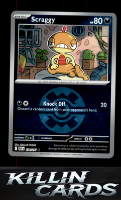 Reverse Holofoil Scraggy (Quick Ball) 134/217 Pokemon Common ME: Ascended Heroes