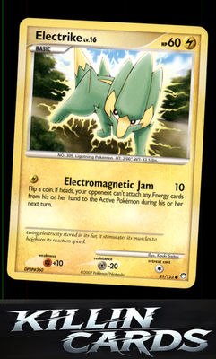Electrike 81/123 Pokemon Common Mysterious Treasures Card MP