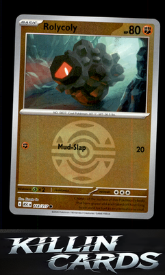 Reverse Holofoil Rolycoly (Dusk Ball) 118/217 Pokemon Common ME: Ascended Heroes