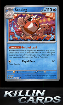 Seaking (Poke Ball Pattern) 021/131 Pokemon Uncommon SV: Prismatic Evolutions Ca