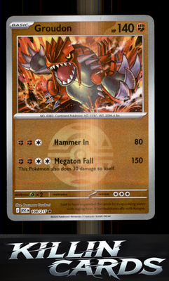 Groudon (Energy Symbol Pattern) 108/217 Pokemon Rare ME: Ascended Heroes Card NM