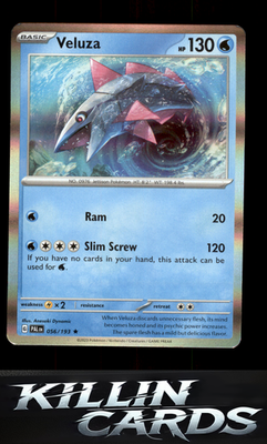 Veluza - 056/193 056/193 Pokemon Rare SV02: Paldea Evolved Card NM