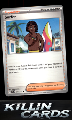 Surfer - 200/217 200/217 Pokemon Common ME: Ascended Heroes Card NM