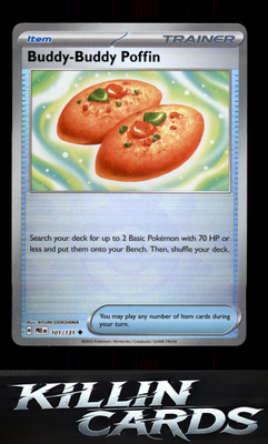 Buddy-Buddy Poffin (Poke Ball Pattern) 101/131 Pokemon Uncommon SV: Prismatic Ev