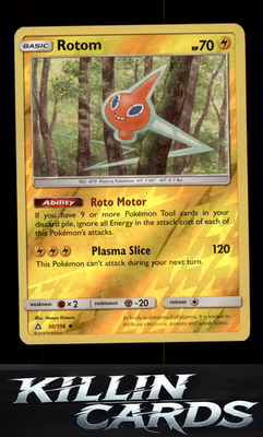 Reverse Holofoil Rotom 50/156 Pokemon Uncommon SM - Ultra Prism Card NM