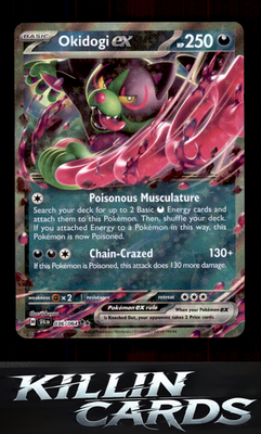 Okidogi ex - 036/064 036/064 Pokemon Double Rare SV: Shrouded Fable Card NM