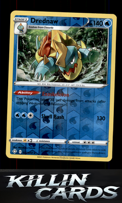 Reverse Holofoil Drednaw 027/072 Pokemon Rare Shining Fates Card NM