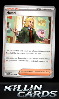 Hassel - 151/167 151/167 Pokemon Uncommon SV06: Twilight Masquerade Card NM