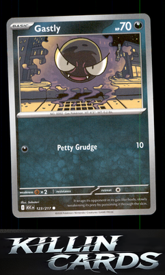 Gastly 123/217 Pokemon Common ME: Ascended Heroes Card NM