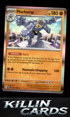 Machamp 068/165 Pokemon Rare SV: Scarlet & Violet 151 Card NM