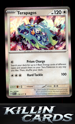 Terapagos 178/217 Pokemon Rare ME: Ascended Heroes Card NM