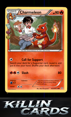 Charmeleon RC4/RC32 Pokemon Common Generations: Radiant Collection Card NM