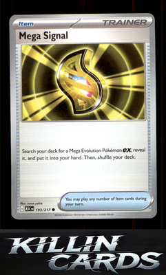 Mega Signal 193/217 Pokemon Common ME: Ascended Heroes Card NM
