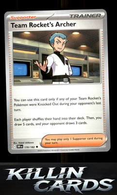 Team Rocket's Archer - 170/182 170/182 Pokemon Uncommon SV10: Destined Rivals Ca