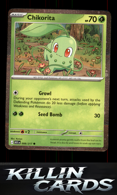 Chikorita 008/217 Pokemon Common ME: Ascended Heroes Card NM