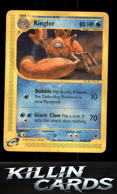 Kingler (50) 050/165 Pokemon Rare Expedition Card DM