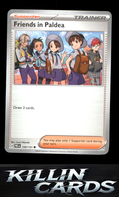 Friends in Paldea - 109/131 109/131 Pokemon Common SV: Prismatic Evolutions Card