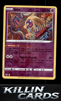 Reverse Holofoil Jynx 062/195 Pokemon Uncommon SWSH12: Silver Tempest Card NM