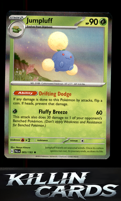 Jumpluff 003/193 Pokemon Rare SV02: Paldea Evolved Card NM