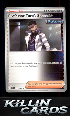 Professor Turo's Scenario 171/182 Pokemon Uncommon SV04: Paradox Rift Card NM