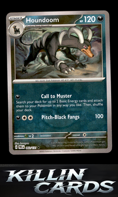 Houndoom (Poke Ball Pattern) 063/131 Pokemon Common SV: Prismatic Evolutions Car