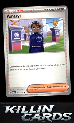 Amarys - 093/131 093/131 Pokemon Common SV: Prismatic Evolutions Card NM