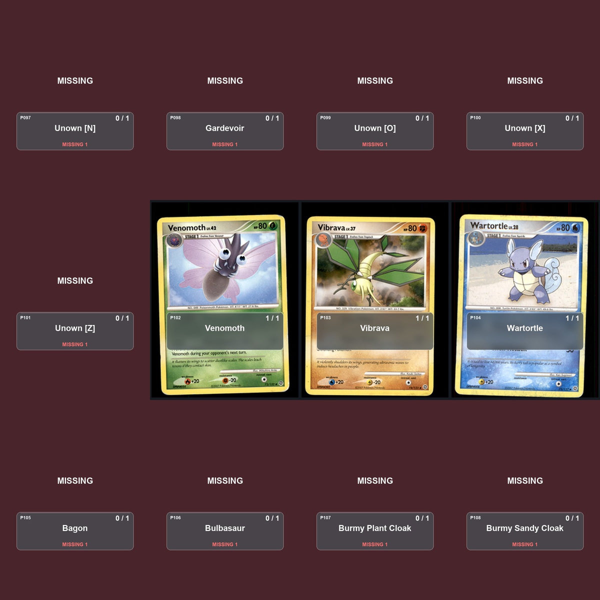 Pokemon TCG Secret Wonders C/UC/R Standard Set 33 Cards