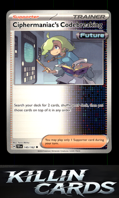 Reverse Holofoil Ciphermaniac's Codebreaking - 145/162 145/162 Pokemon Uncommon
