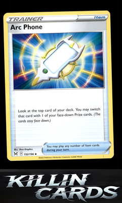 Arc Phone 152/196 Pokemon Uncommon SWSH11: Lost Origin Card NM