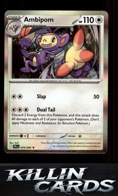 Ambipom - 079/094 079/094 Pokemon Rare ME02: Phantasmal Flames Card NM