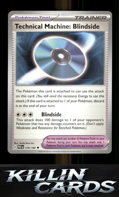 Technical Machine: Blindside 176/182 Pokemon Uncommon SV04: Paradox Rift Card NM