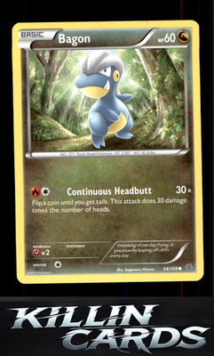 Bagon (54) 54/108 Pokemon Common XY - Roaring Skies Card NM