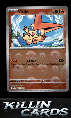 Victini (Poke Ball Pattern) 012/086 Pokemon Rare SV: Black Bolt Card NM