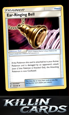 Ear-Ringing Bell 194/236 Pokemon Uncommon SM - Unified Minds Card NM